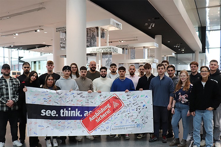 Gruppenbild der GJVA-Vertreter in Friedrichshafen