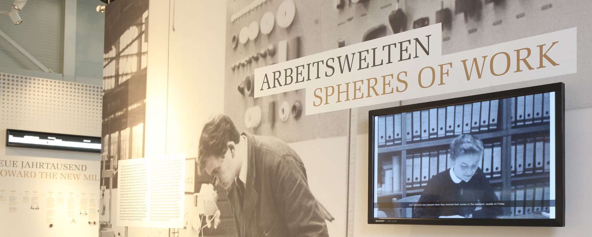 Eingangsbereich der Ausstellung Lemförder