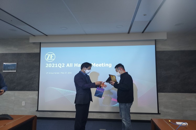 Y2021 Q2  장기근속자 포상식