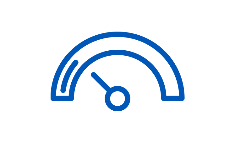 Icon Niedrige Geschwindigkeit