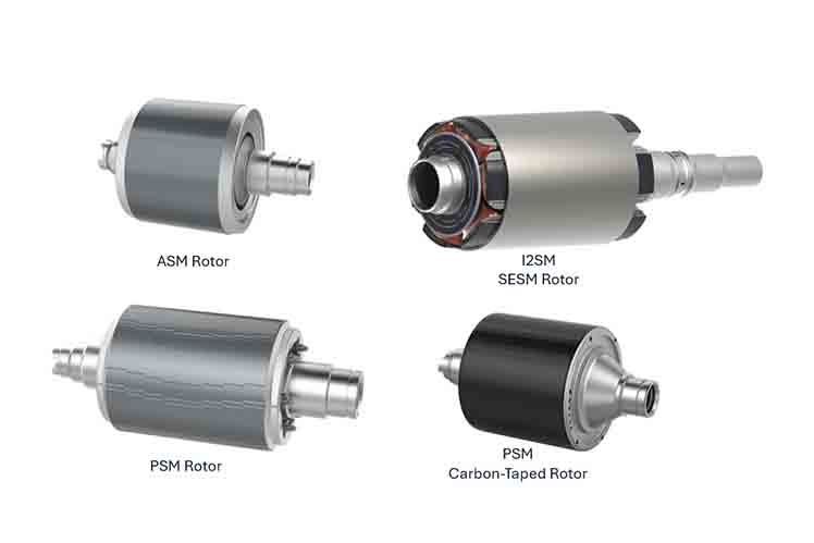 Stator eines ZF-Elektromotors mit Braided-Winding-Wickeltechnologie