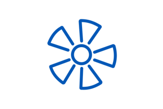 Stand-alone system including an air-cooled compressor