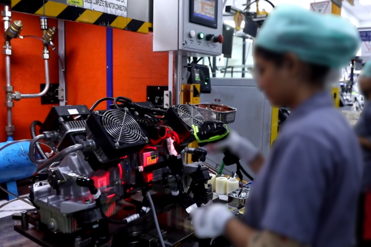 e-comp manufacturing line at ZF Industrial Park, Oragadam