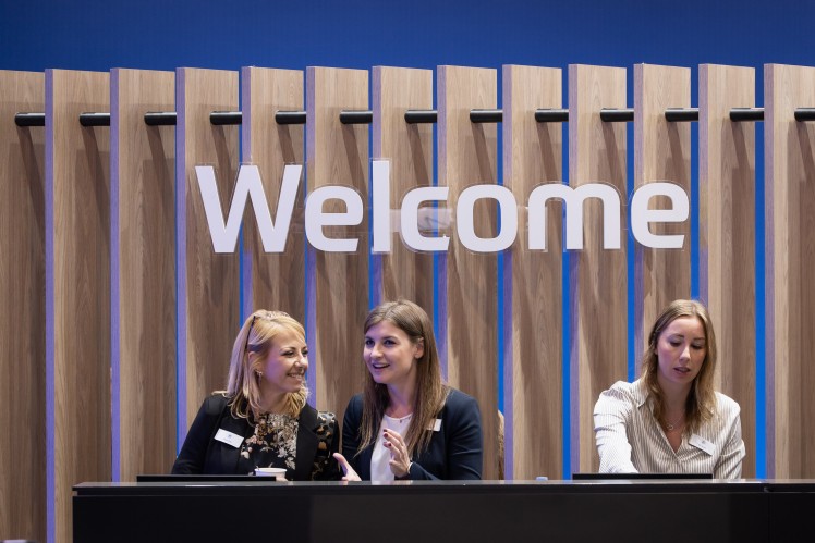 Welcome Booth of ZF on IAA 2024