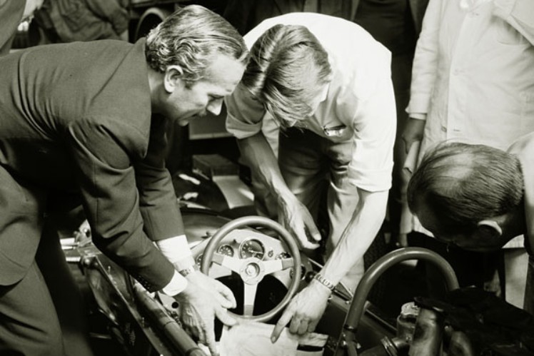 Ingenious technician and tinkerer: Colin Chapman.