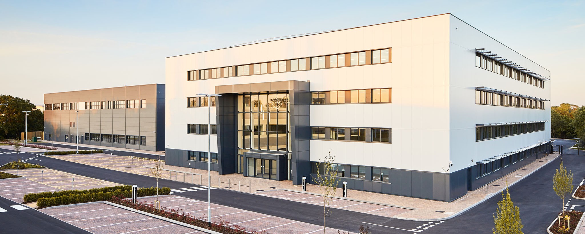 Grüne Blaupause für Gebäude 