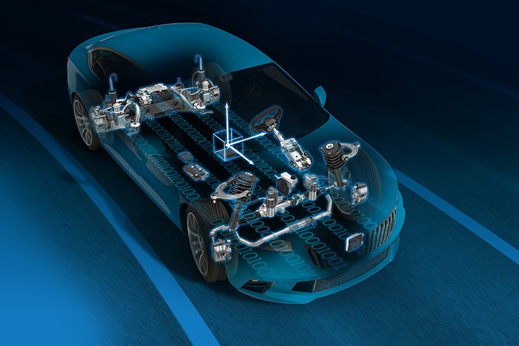 CubiX dirigiert die Fahrzeugdynamik
