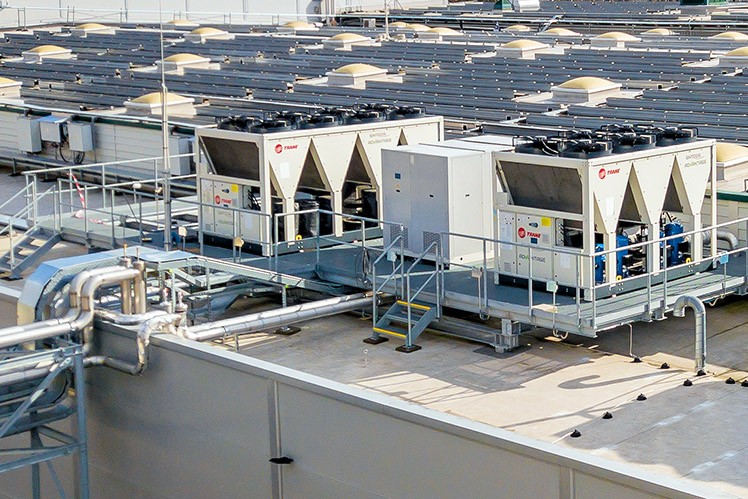 Wärmepumpen im ZF-Werk in Klasterec