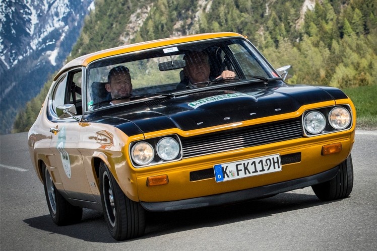 Der 150-PS-starke Ford Capri RS ist heute ein gesuchtes Liebehabermodell.
