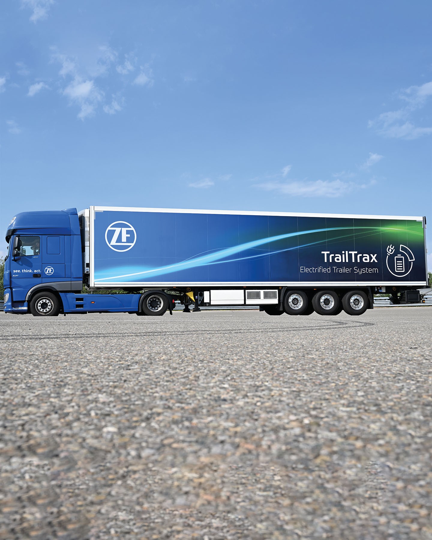 ZF TrailTrax auf einer Teststrecke