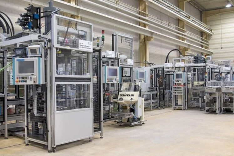 Antriebsstrang Pkw - Montagelinie für Torsionsdämpfer