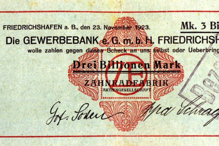 ZF druckt ein eigenes Notgeld.