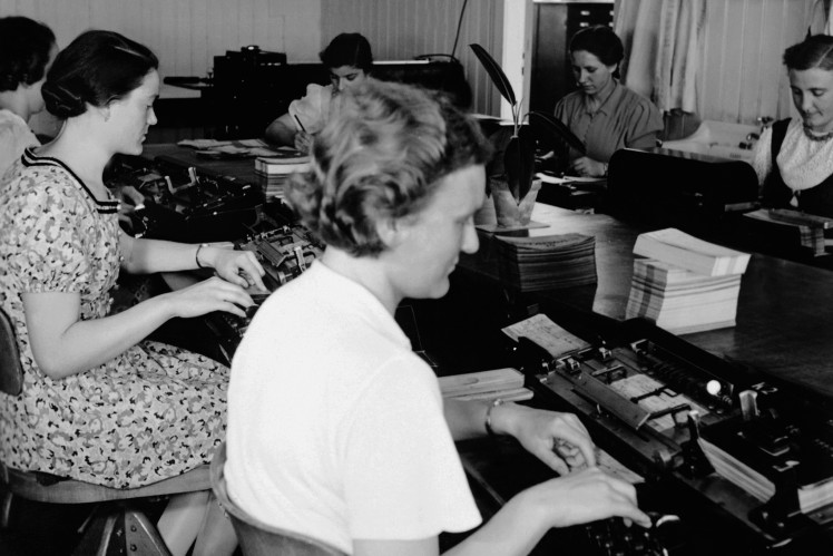 Datenverarbeitung nach dem Lochkartenverfahren nach Hollerith