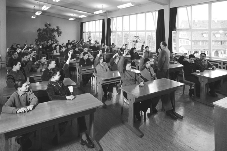 Lehrwerkstatt in Friedrichshafen.