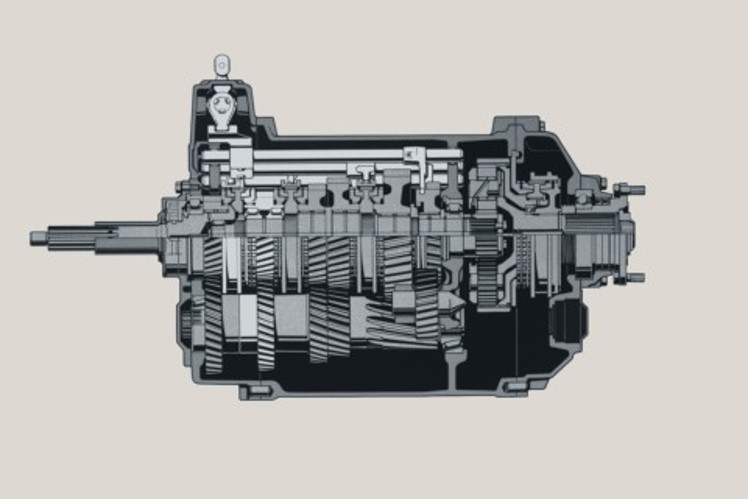 Ecosplit-Getriebe für schwere Lkw.