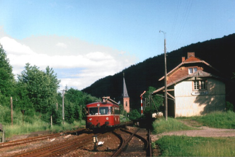 Historisches Bild Schienenbus