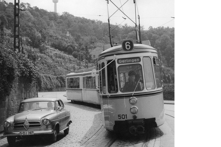 Historisches Bilder der Stuttgarter Straßenbahn