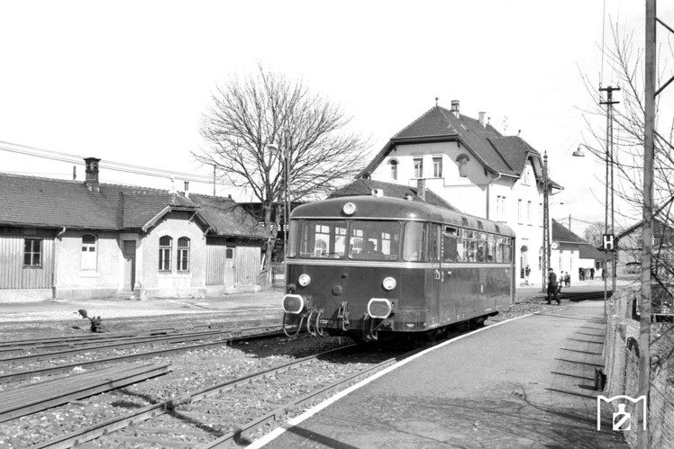 Historisches Bild Uerdinger Schienenbus