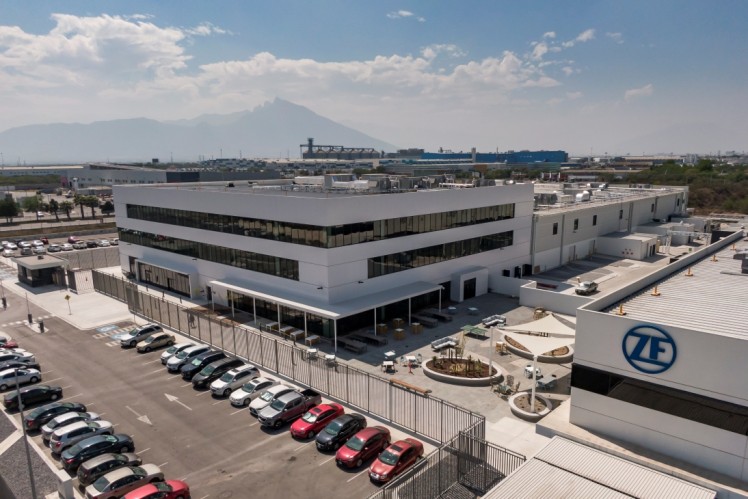 Vista aérea de la planta de ZF en Monterrey, México