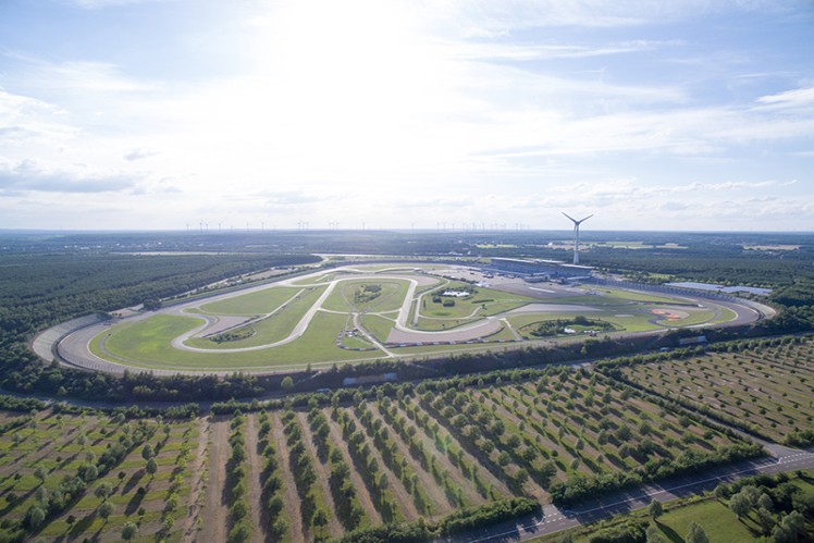 Ariel view of a proving ground
