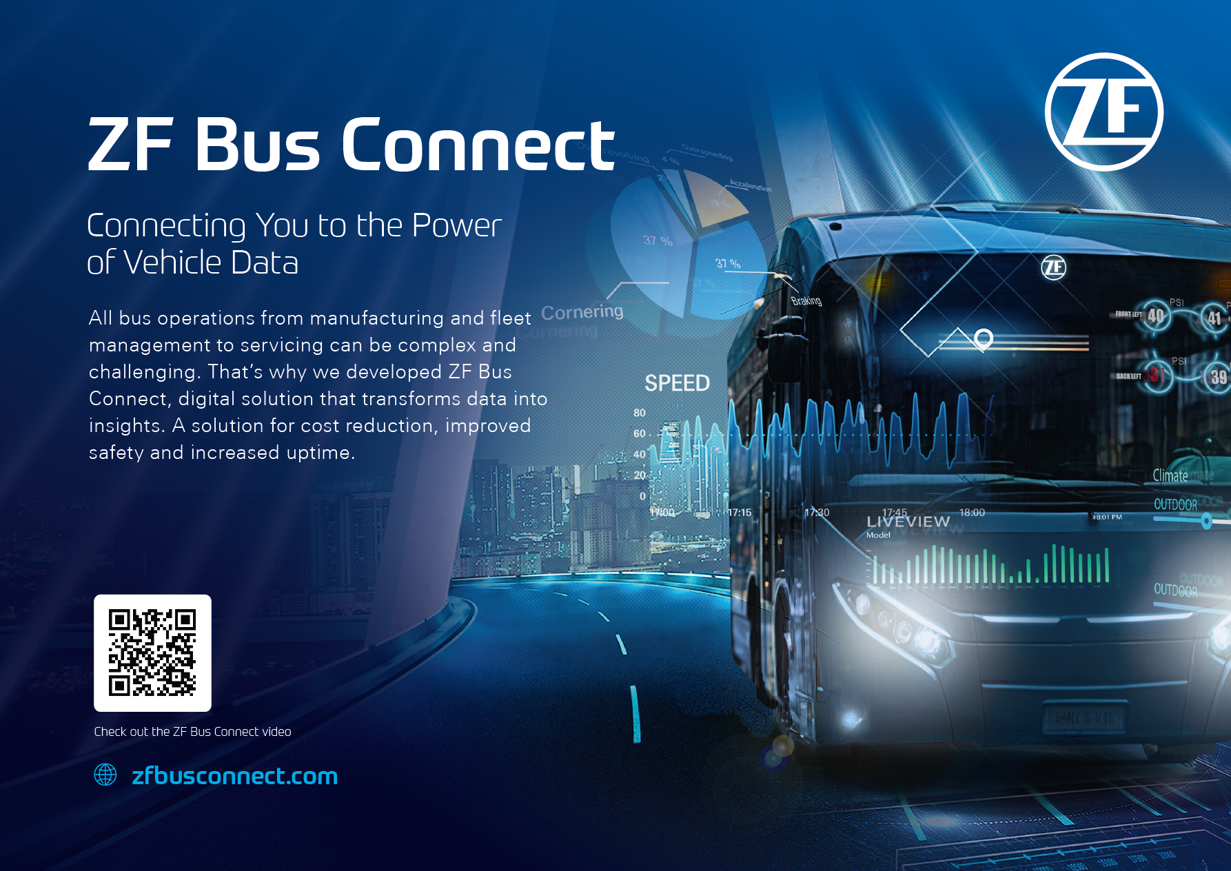 Portada del folleto de Bus Connect