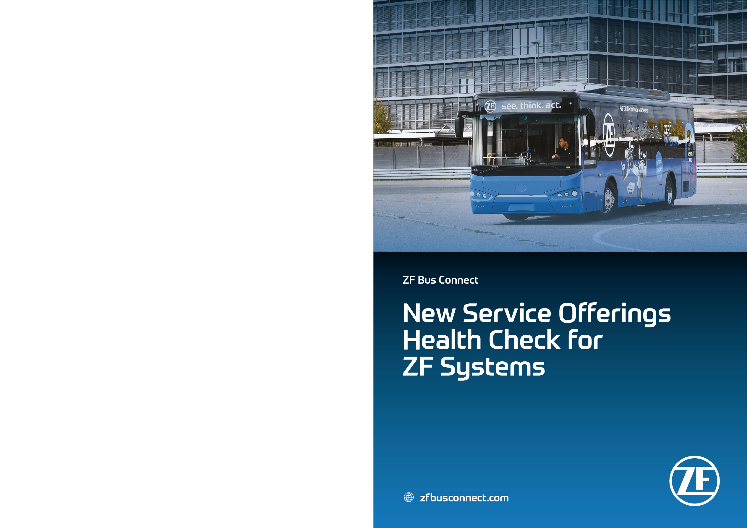 Brochure cover: new service offering with health check