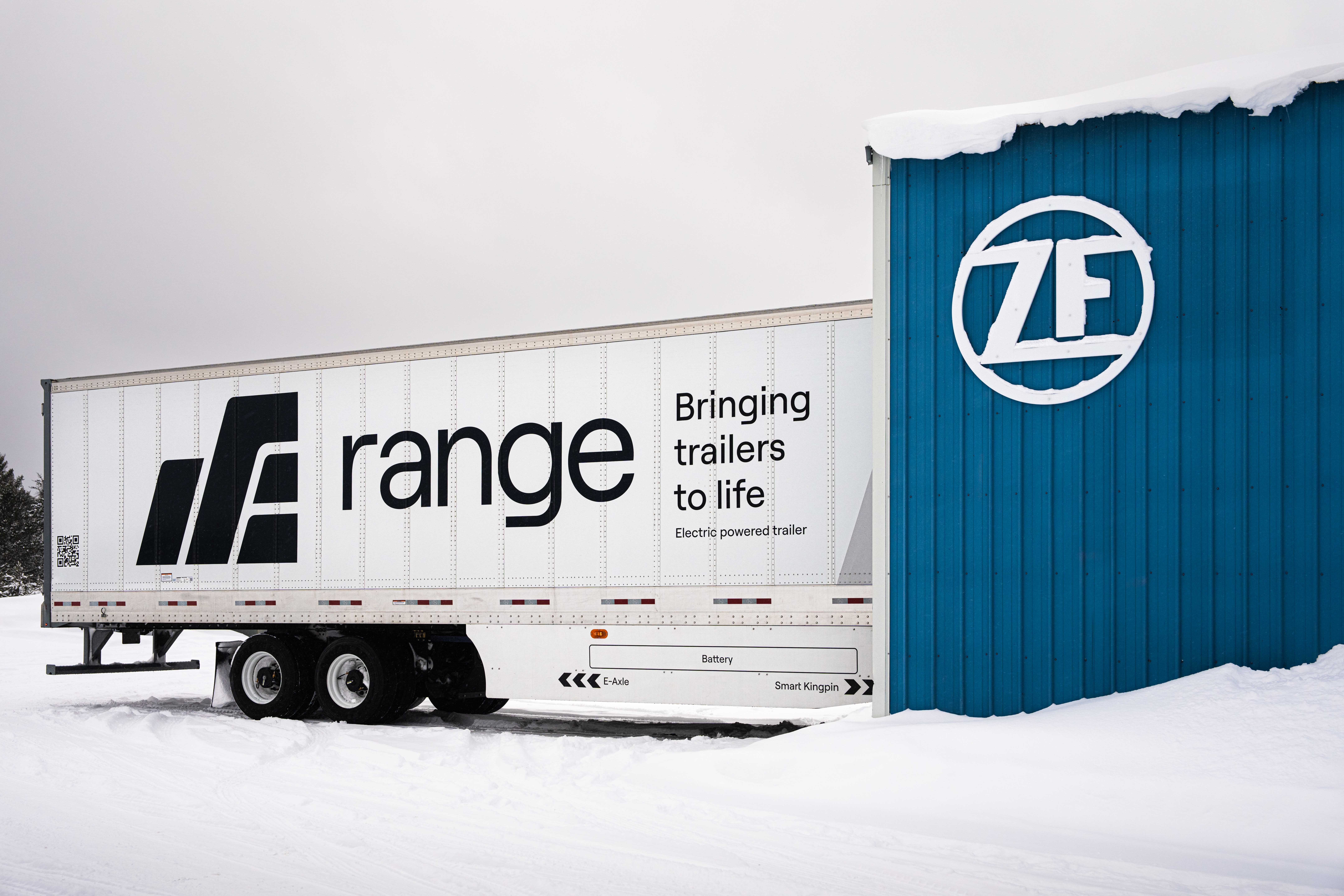 Range Energy eTrailer System and ZF AxTrax 2 eAxle
