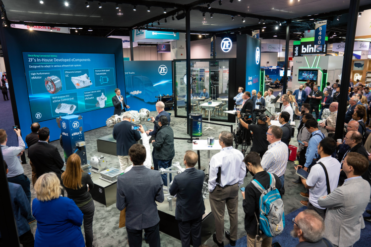 ZF booth press conference