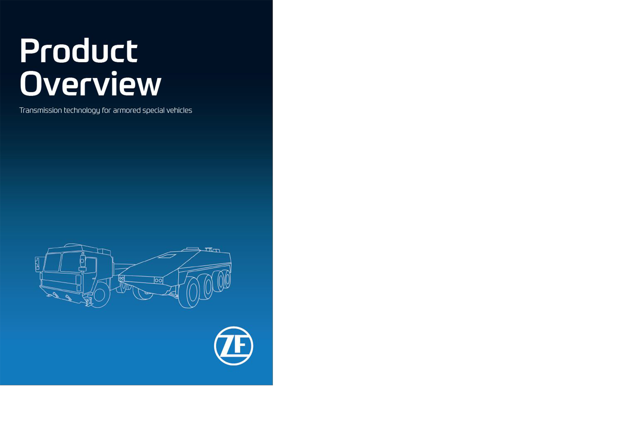 Brochure cover defence technical data sheet