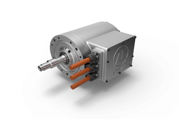 ZF eMotor: flüssigkeitsgekühlter Elektromotor für Off-Highway-Anwendungen.