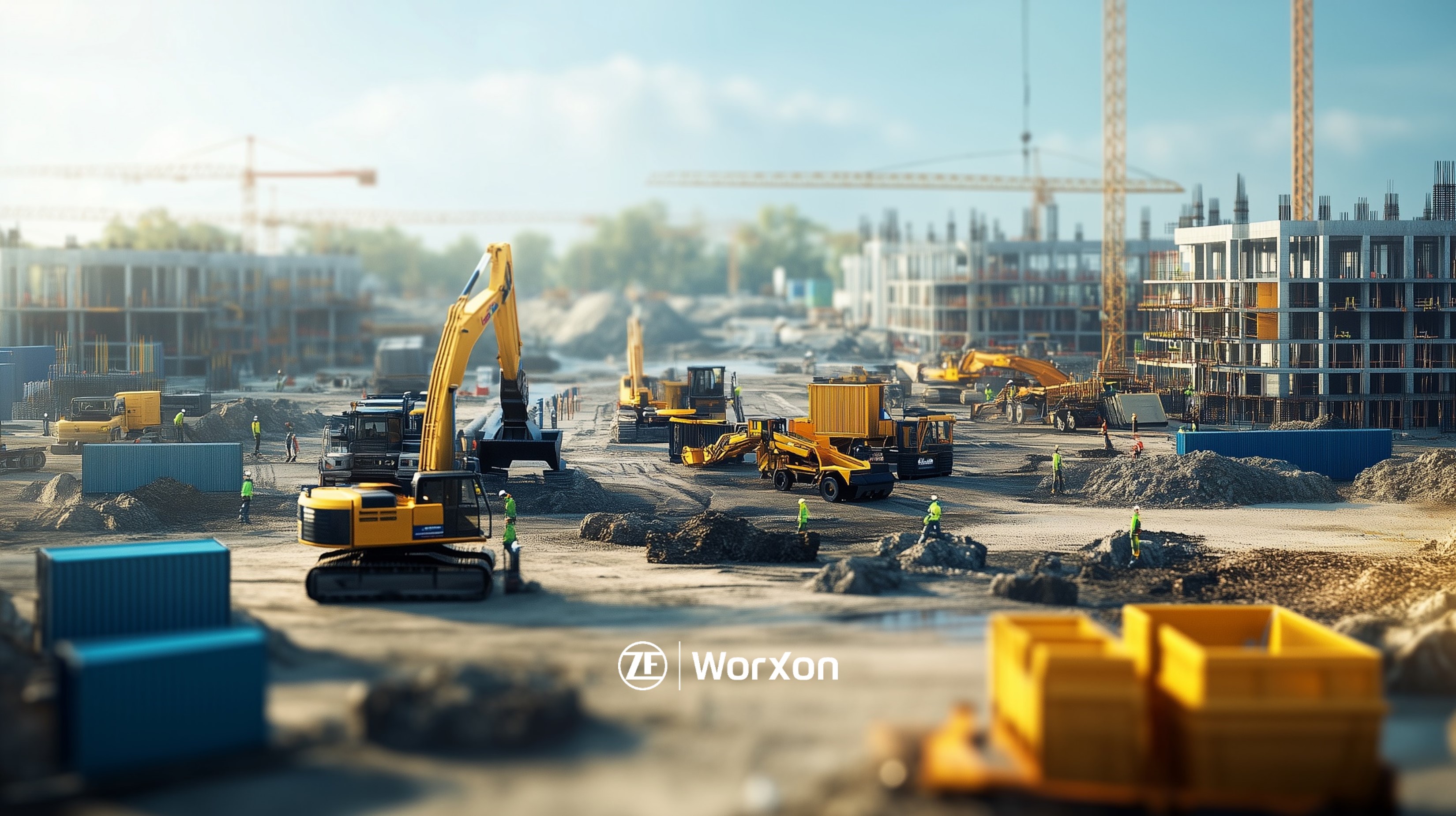 Decorative Image of a construction side