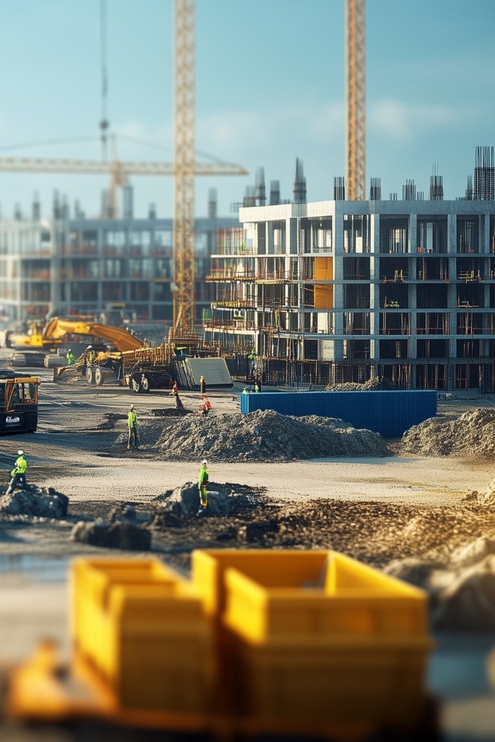 Decorative Image of a construction side