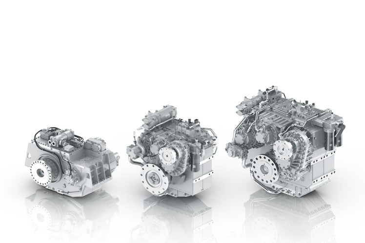 Verschiedene Getriebe für kommerzielle Schiffe von ZF.