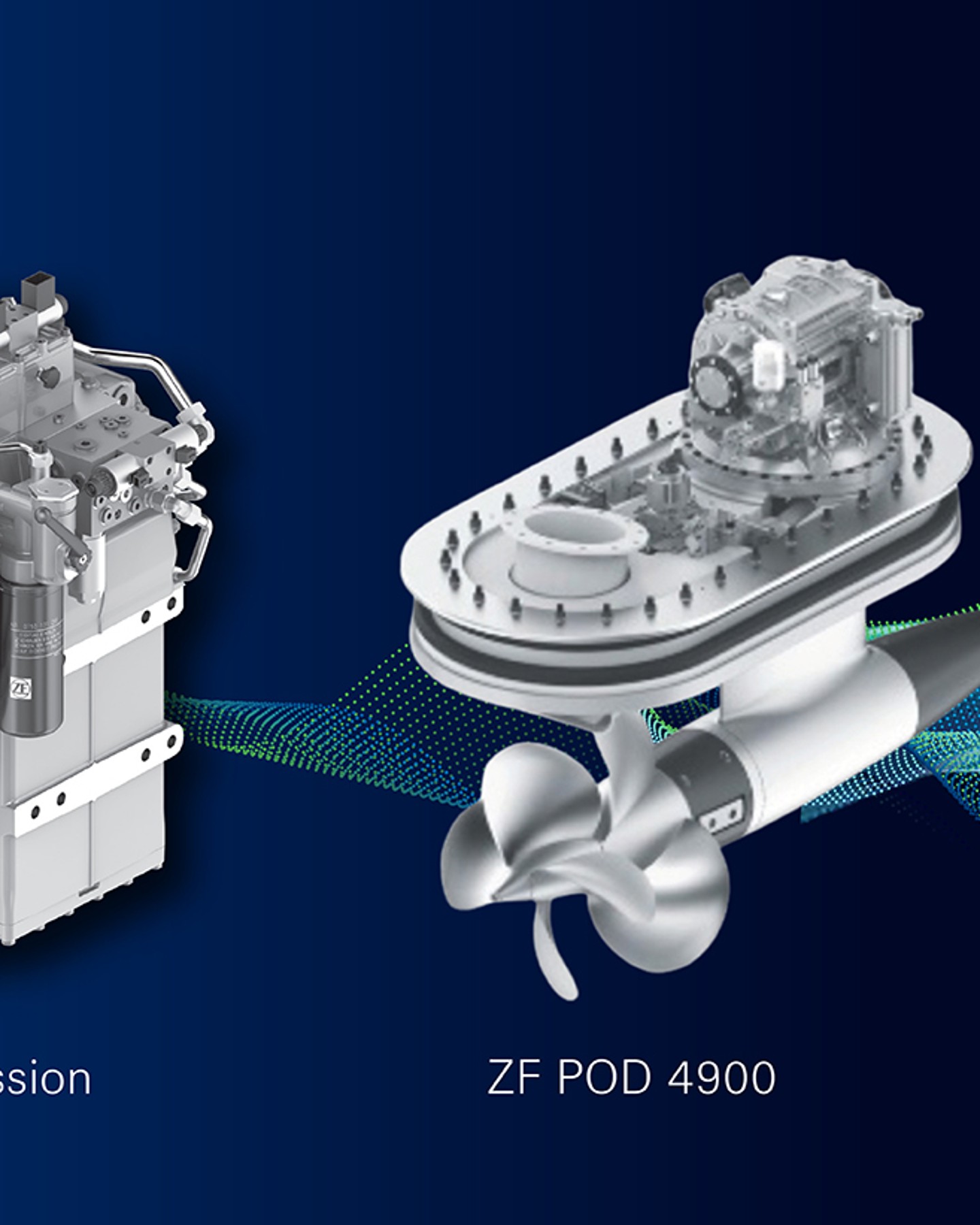 ZF's hybrid marine propulsion systems.