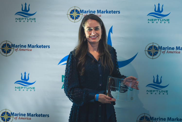 ZF Neptune Award Accepted by Amelia Smith.