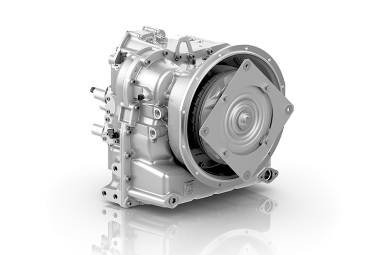 Produktbild des ERGOPOWER-Lastschaltgetriebes für Dieselstapler von ZF