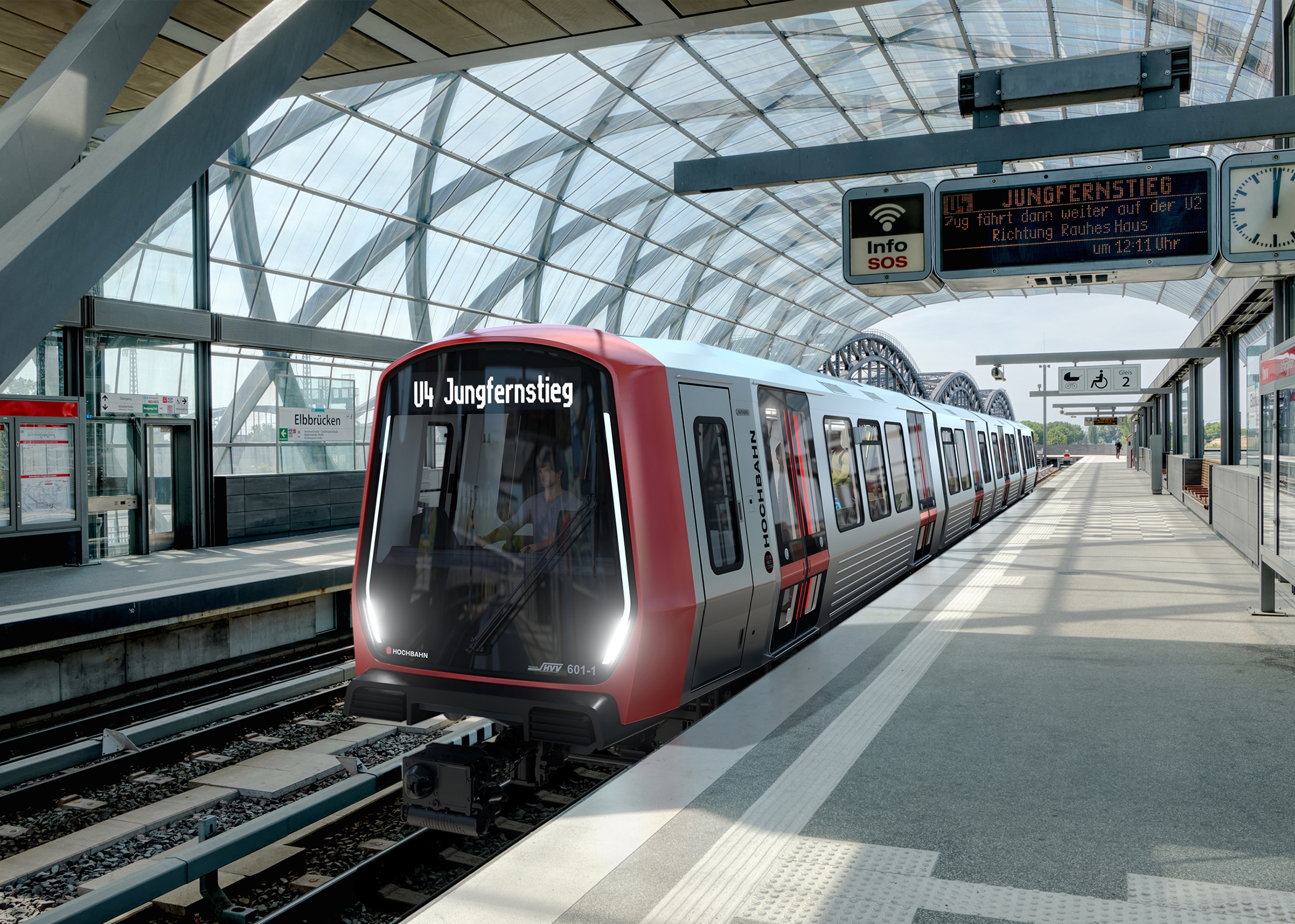 ZF liefert Technologie für die Hamburg U5, Deutschlands größtes U-Bahn-Projekt