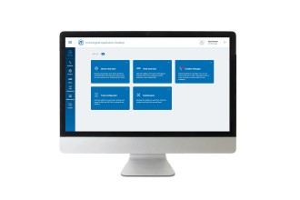 Desktop with an excerpt from the ZF connect@rail dashboard.