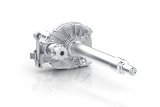 Single-stage spur gear drive from ZF for semi- and highspeed applications.