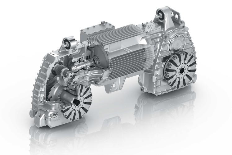 ZF-Kegel-Stirnradgetriebe für die Wuppertaler Schwebebahn.