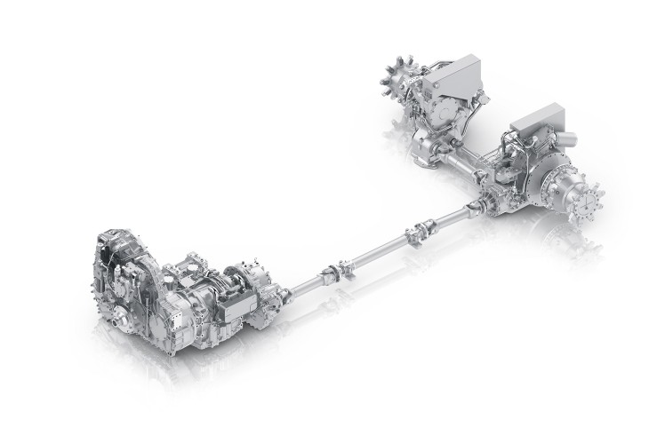TraQ8 Flexibles Antriebsstrang- und Lenksystem von ZF.