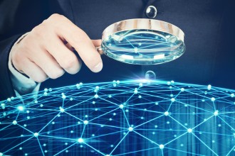 data analytics examined with magnifying glass