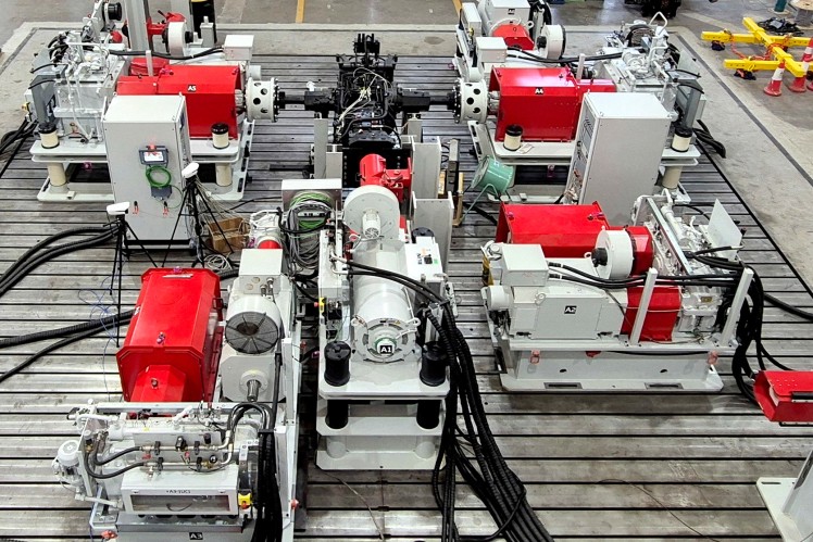 Entwicklungsprüfstand für Getriebe in Land- und Baumaschinen