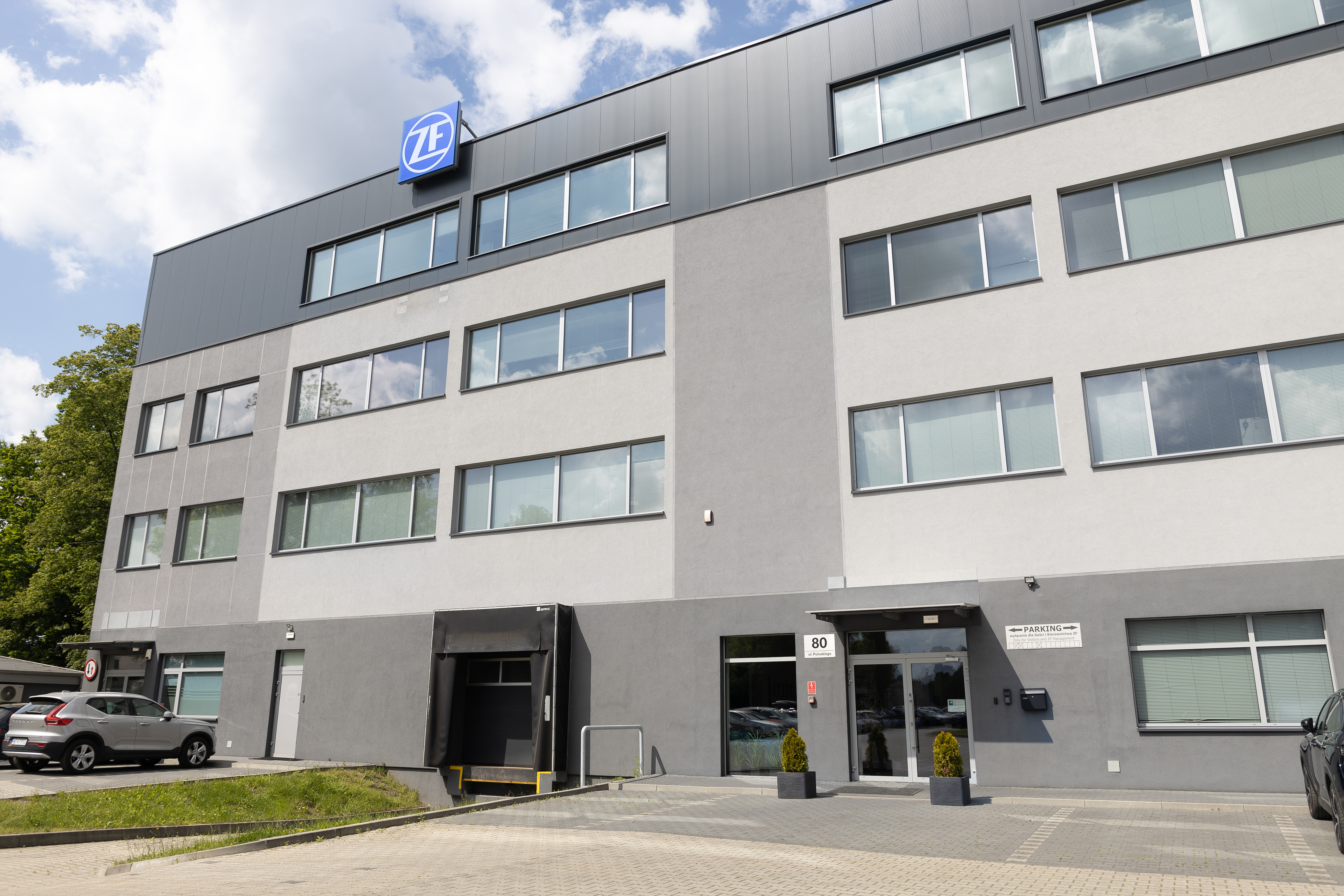 ZF Poland building in daylight