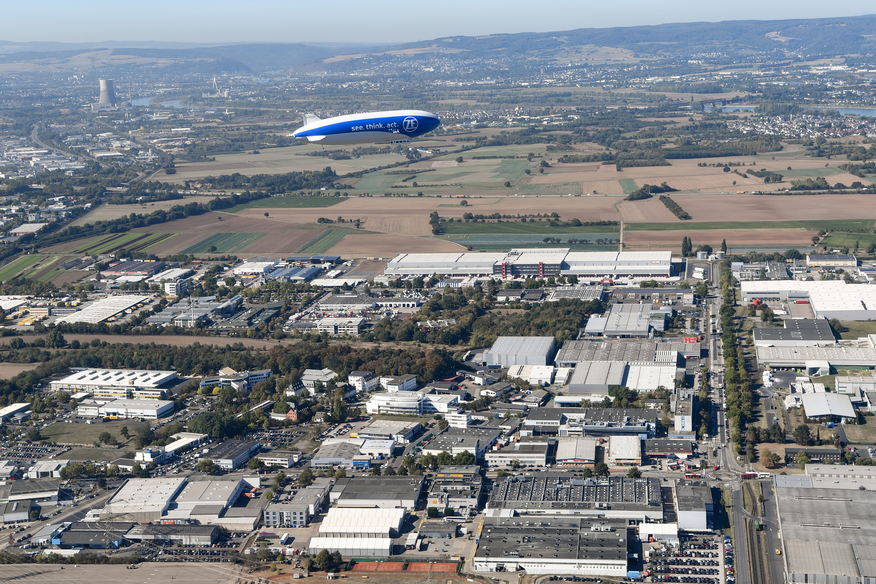 Ariel view of ZF Koblenz 