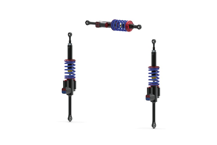 TDXevo Third Element track damper on white background