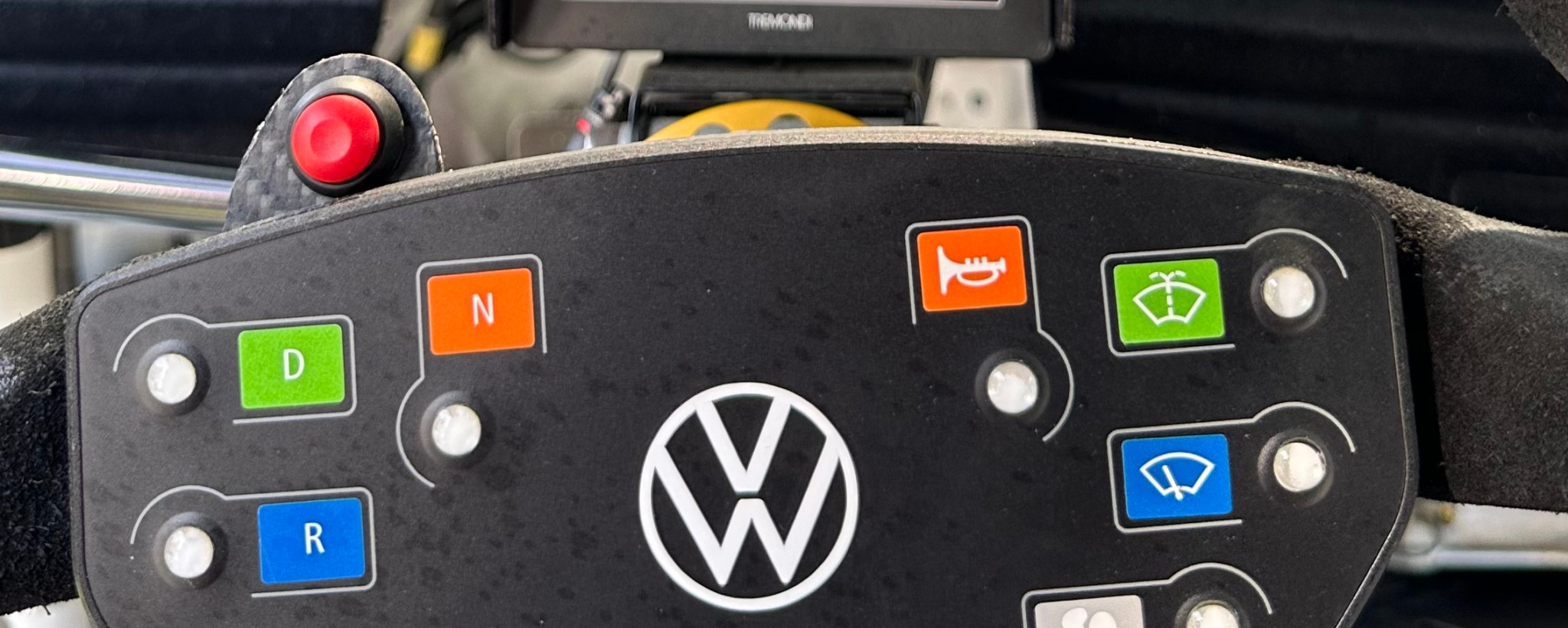 Volkswagen steering wheel buttons for controls like gears and wipers
