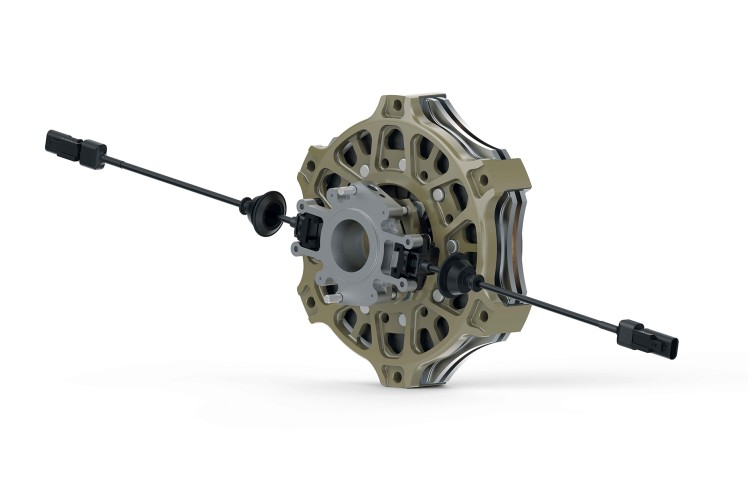 ICS184 clutch on white background