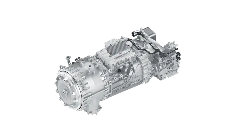 The torque converter clutch module TraXon Torque 2 from ZF for mobile cranes.